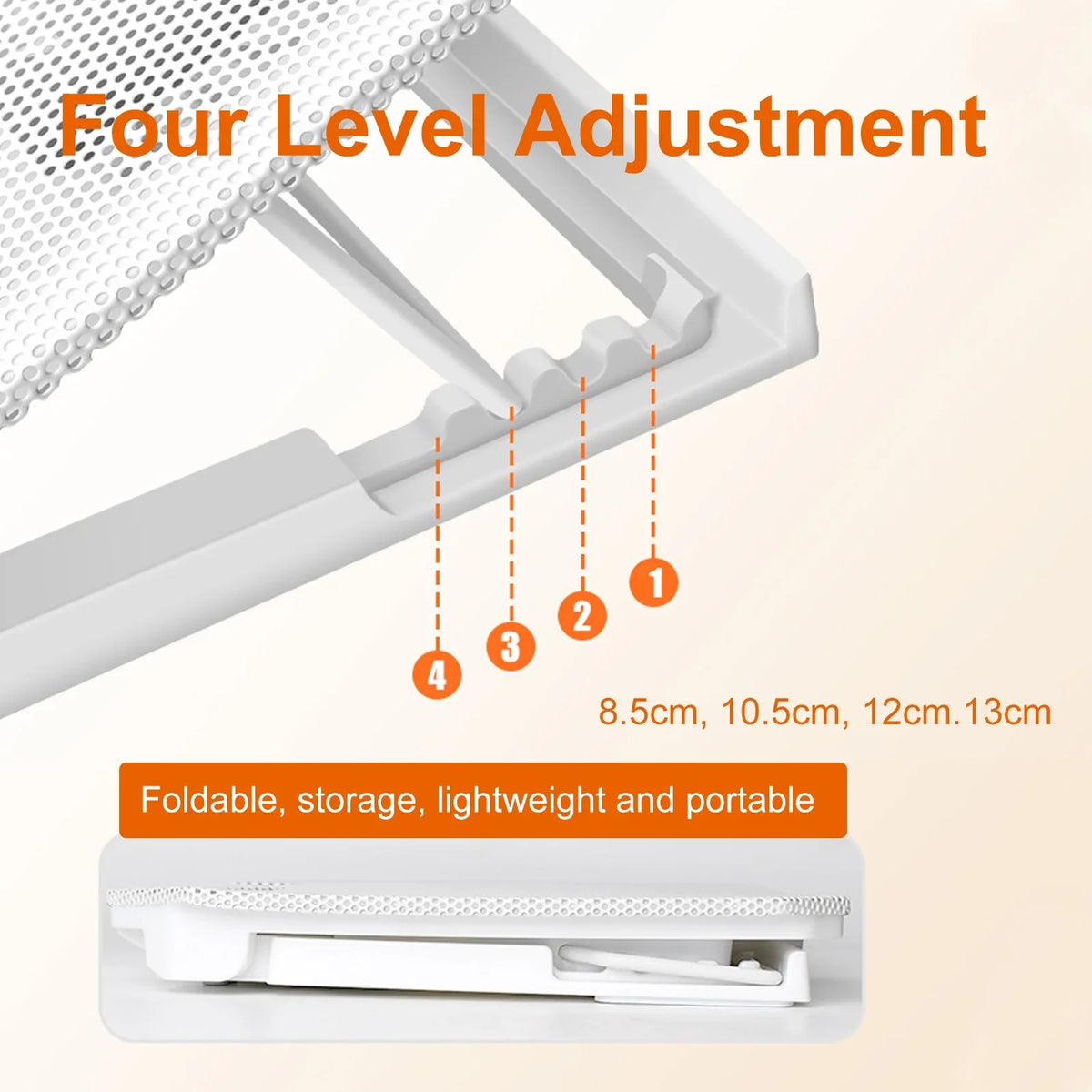 Htovila Fan Ports Adjustable and 10-15.6 2 Cooling Fan, Laptop with USB Strength Inch