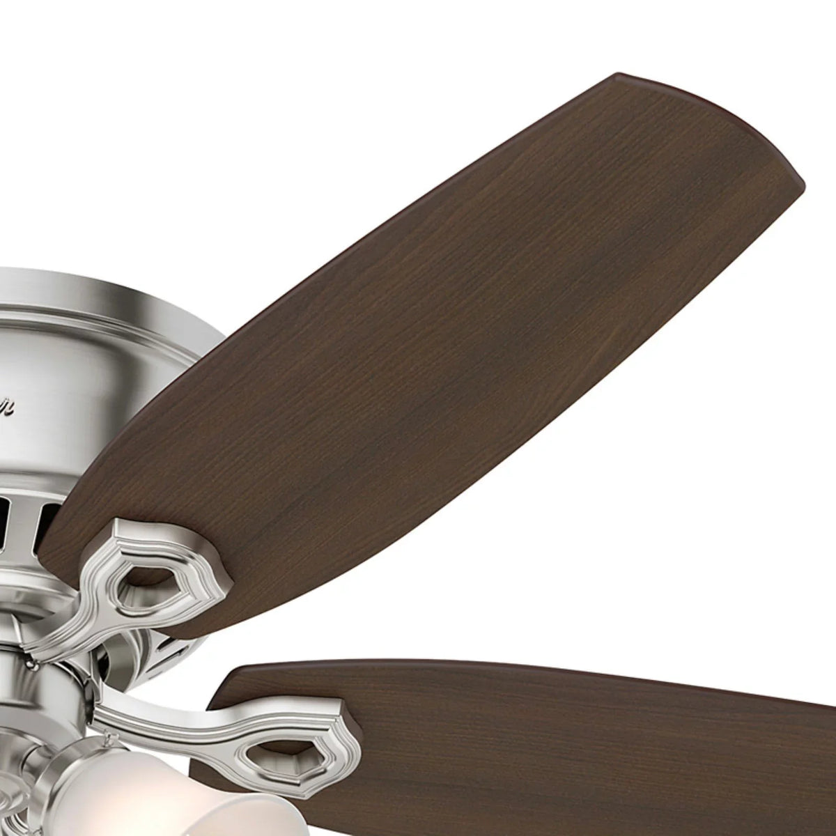 Pull Profile Snow Fan Fan 52" White Company Hunter w/ Ceiling Chain, Builder Low