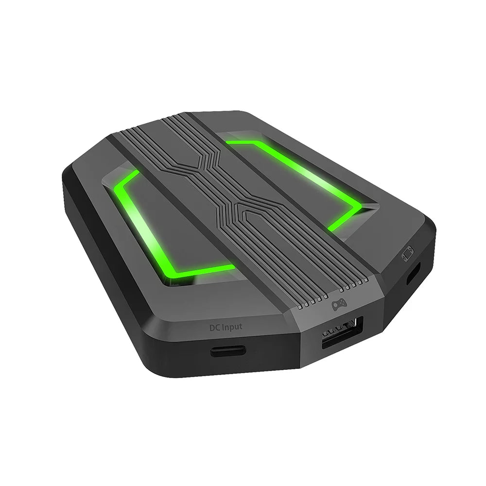 Breathing for Four-color Light Walmeck Mice Replacement 360 with Keyboard XBox N-Switch Portable PS3 Adapter Converter One and P6