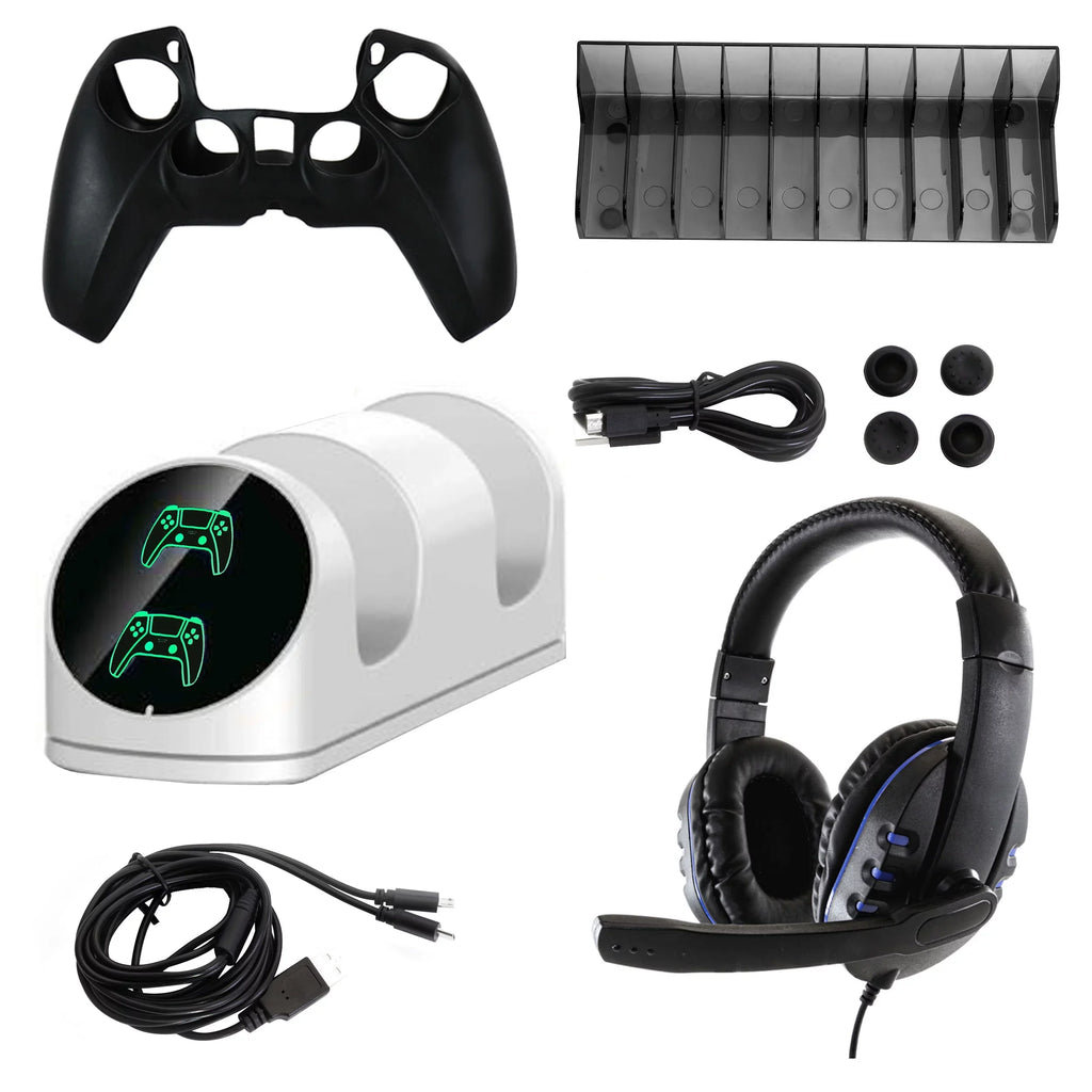 PlayStation Console Kit Digital with Accessories Sony Console) 5 (PS5 Digital