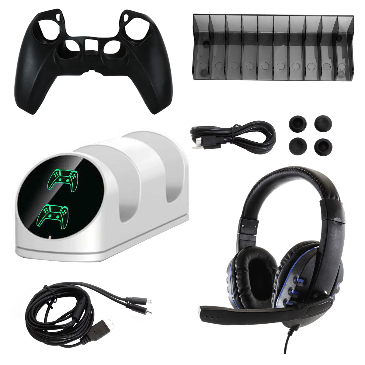PlayStation Console Kit Digital with Accessories Sony Console) 5 (PS5 Digital