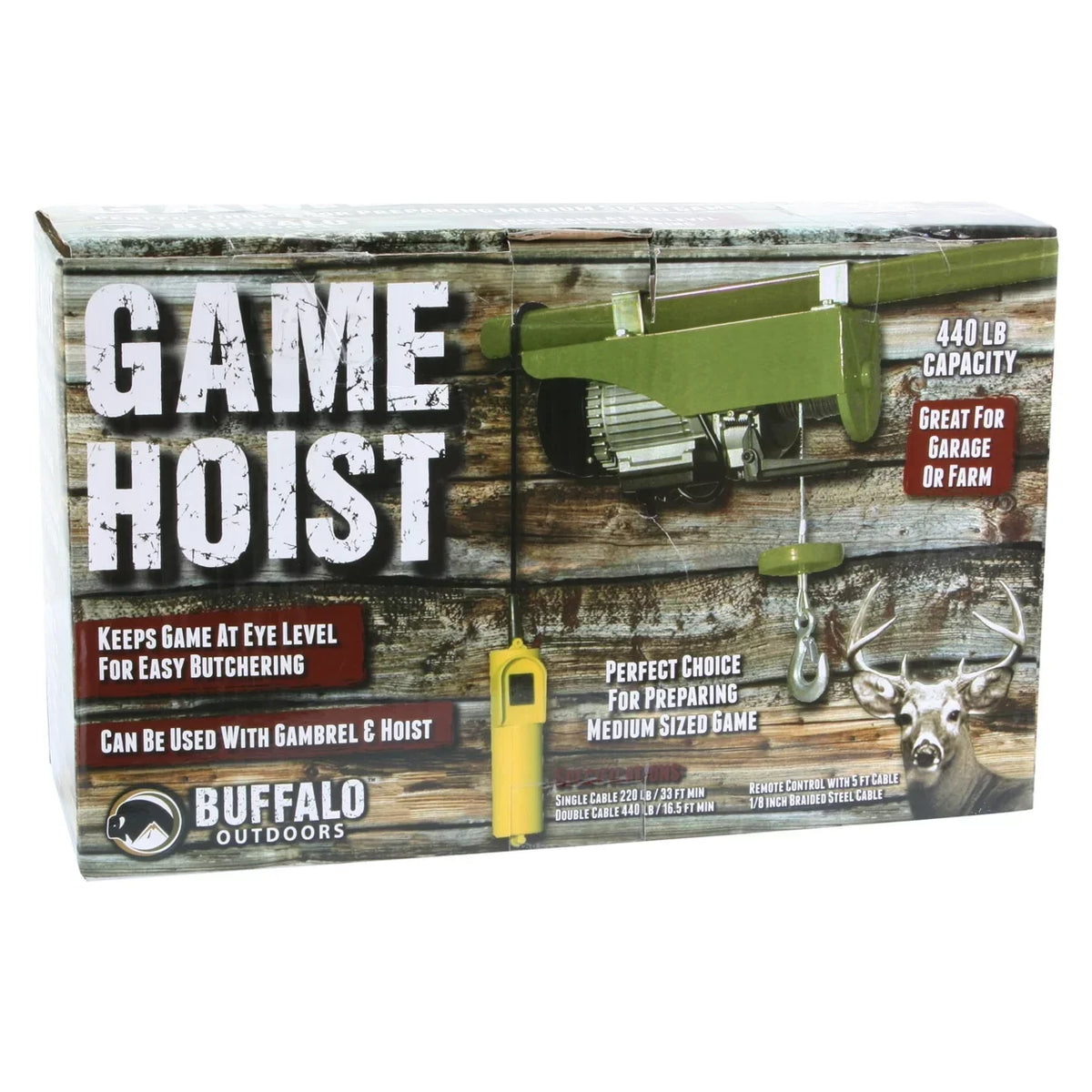 Electric lb Hoist 440 Tools Buffalo Metal EHOISTUL