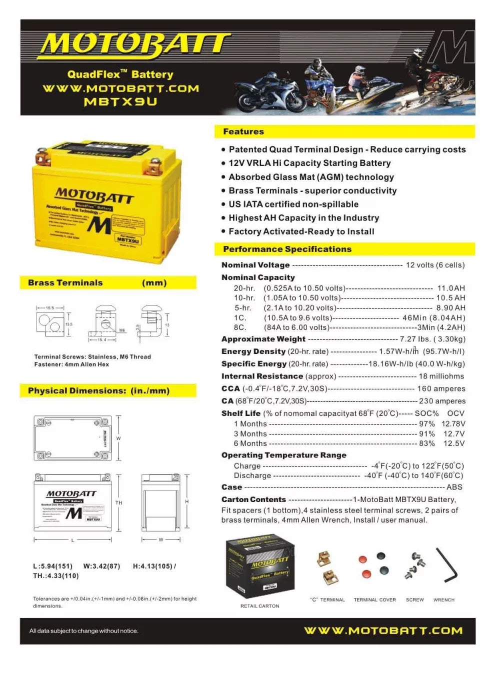 Super XT Tenere 1000 FZ1 1200Z 2011-Up AGM Battery MotoBatt Yamaha for 06-12 FZS