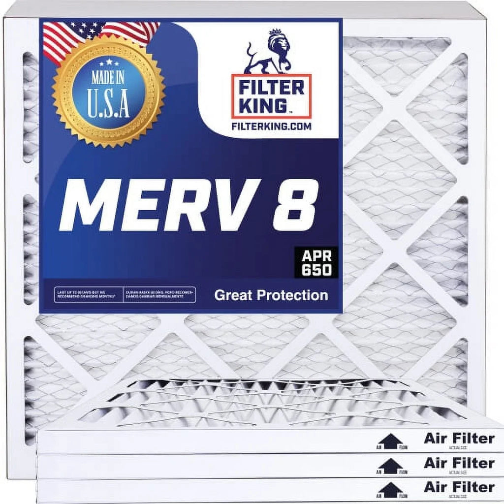 x 9x49.5x1a 9 x | King Actual MERV Air .75" Furnace Pleated MADE IN Filters Size: Filter | USA | A/C Filter 4-PACK HVAC | 49.5 8
