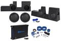 For (2) Subwoofers+Box+Amp+Wires 2000-2016 Audio F250/350/450 Polk Ford 12"