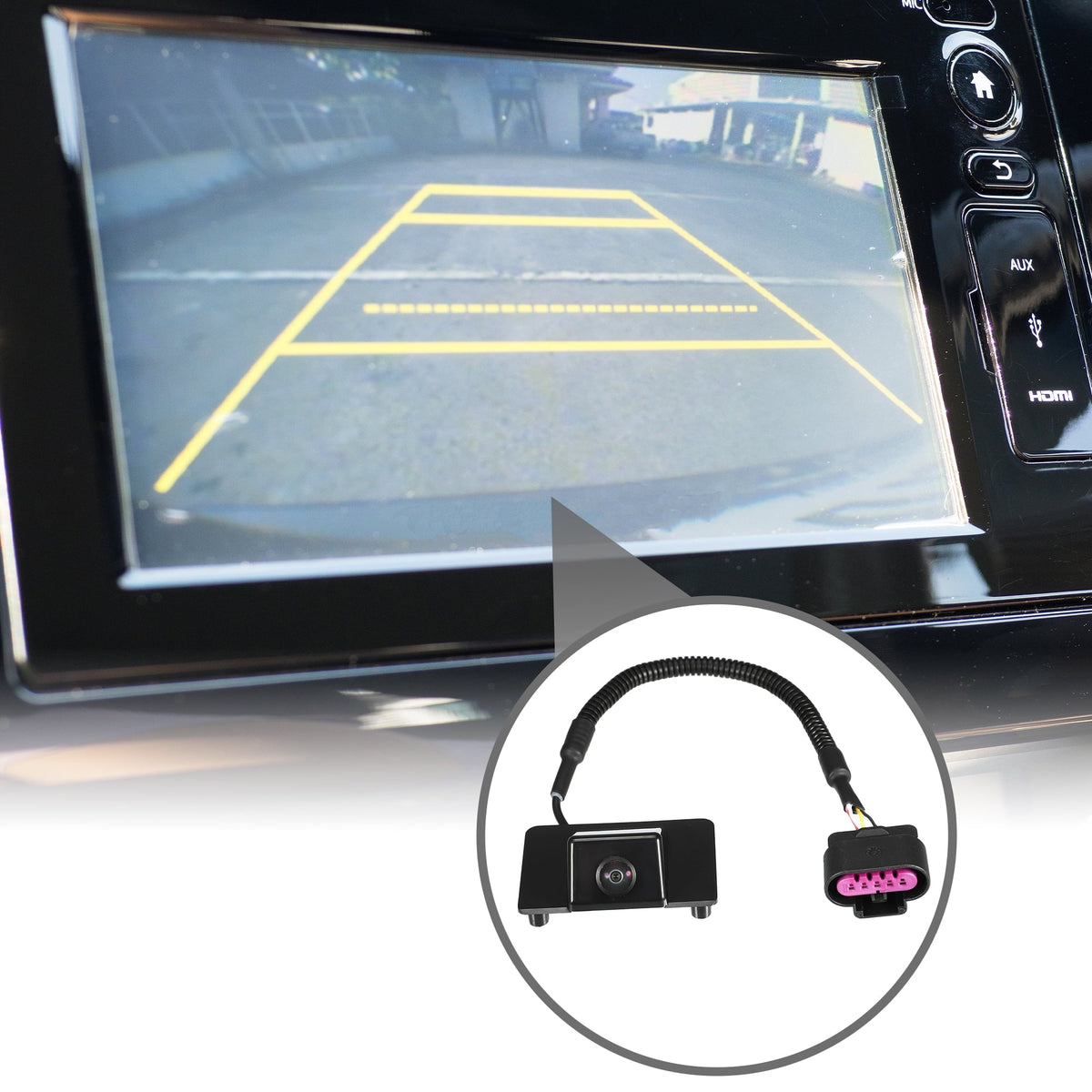 Rear 2008 Black Suburban View Plastic 1500 for Back 3500 Chevrolet Up No.15173619 2500 Camera