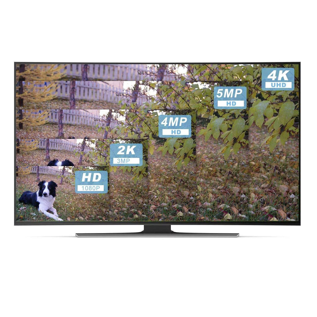 Anpviz Video Embedded Network for Recording, NVR, PoE Play HDMI/VGA 64CH Recorder & 4K Plug Output Simultaneous 12MP Video 24/7