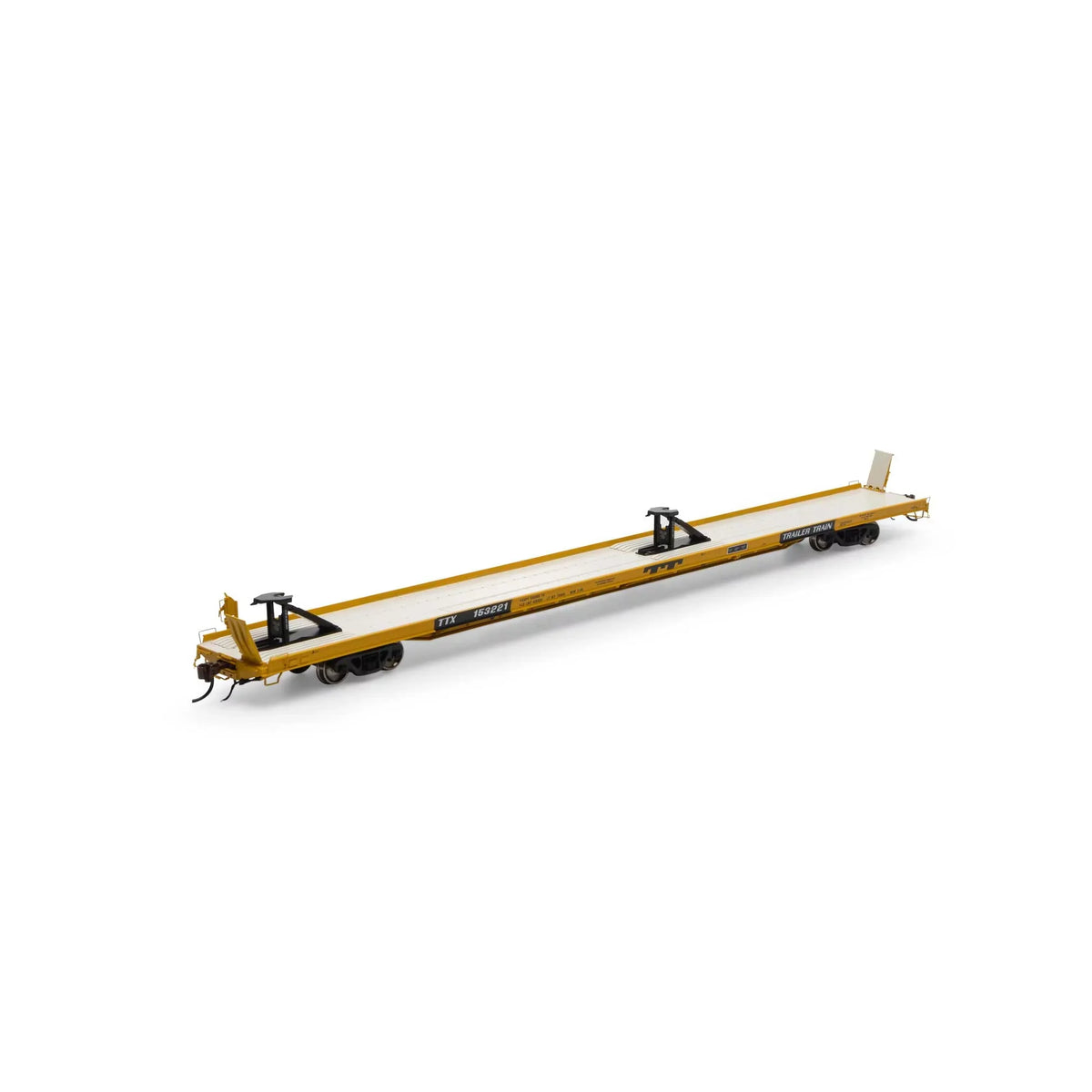 Trailer ATHG69597 #153221 HO HO Vehicles TTX/Yellow F89F Athearn