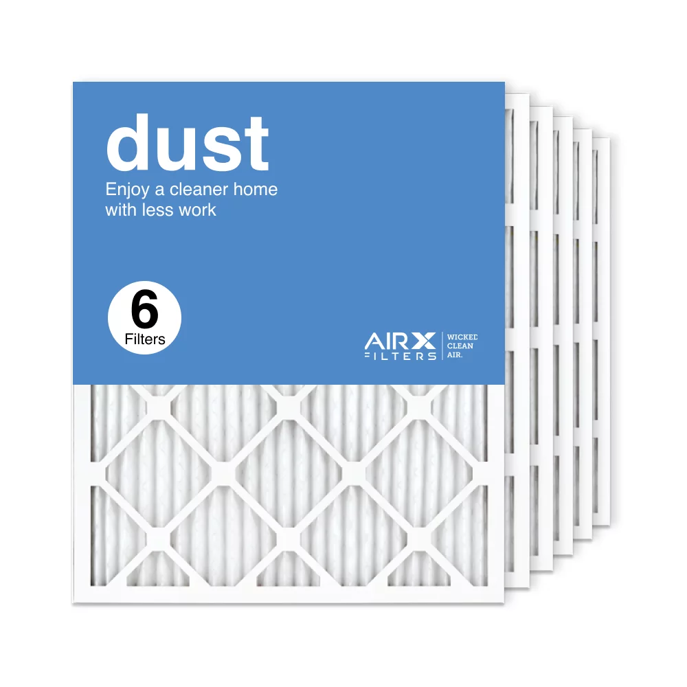 the AC Filters Air MERV 20x24x1 Filter Furnace Air 8 Filter, USA AIRx in Pleated HVAC Made Dust 6-Pack,