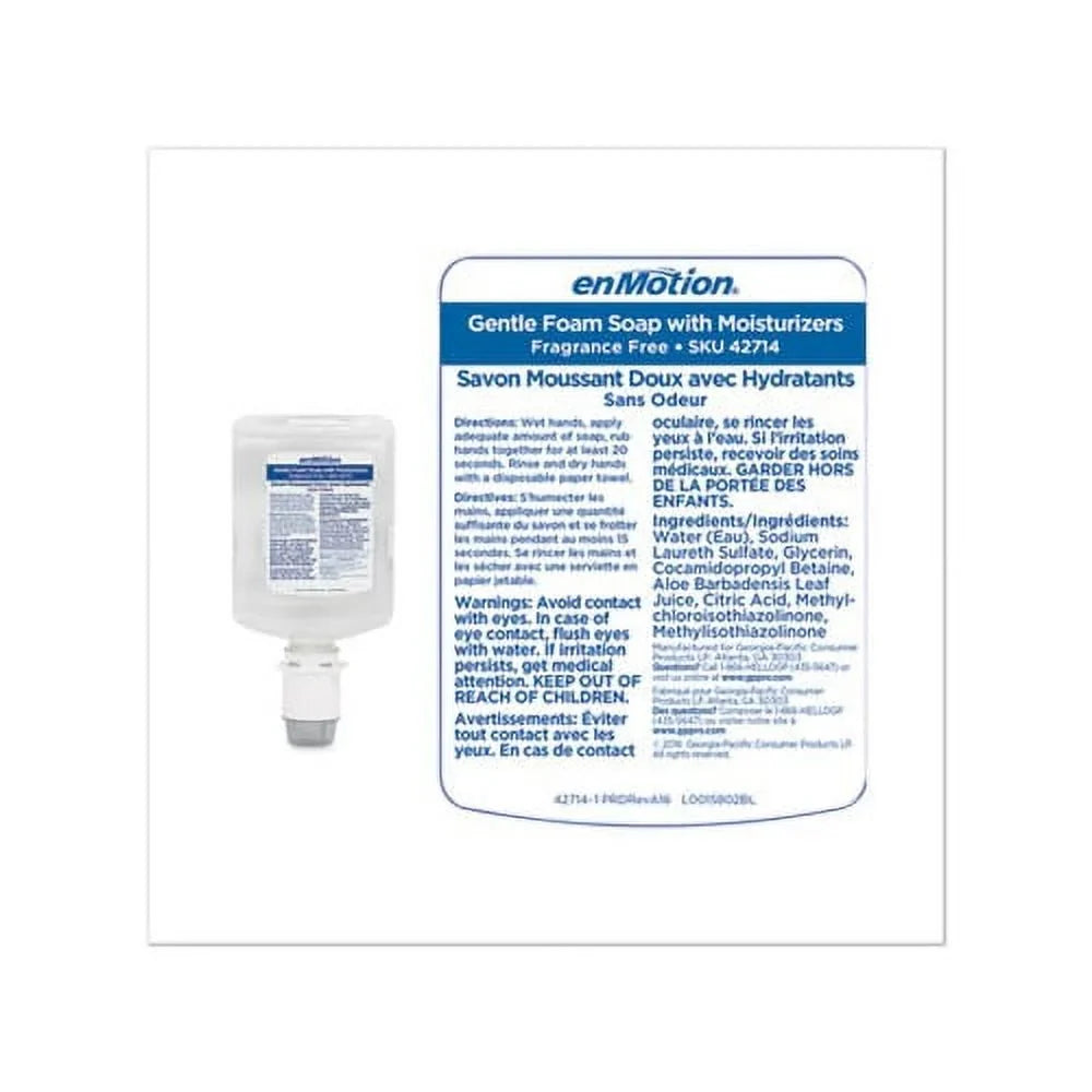 Refill 1200 Soap Unscented, Automated enMotion Touchless GP mL, 2/Carton