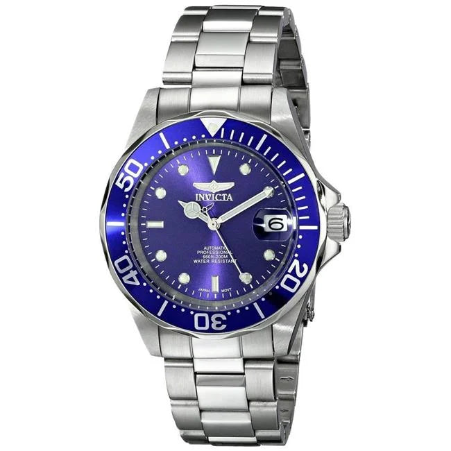 Dial Automatic Pro Blue Diver Watch, Men White