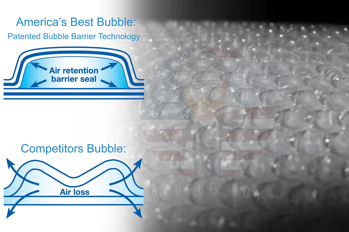 12 in By - ft Wrap Boy Cushioning x 700 Bubble Bubble American