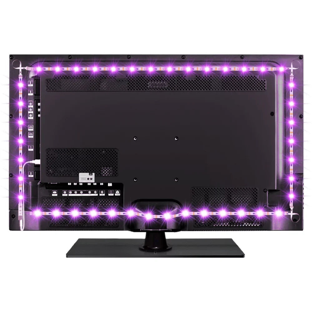 Bason Home for Room for Light Lighting Bias USB Remote, Strip Movie Lights Led 8.33ft Strip Backlight, Led Led Decor.(42-50inch) Backlight, TV/Monitor TV TV with