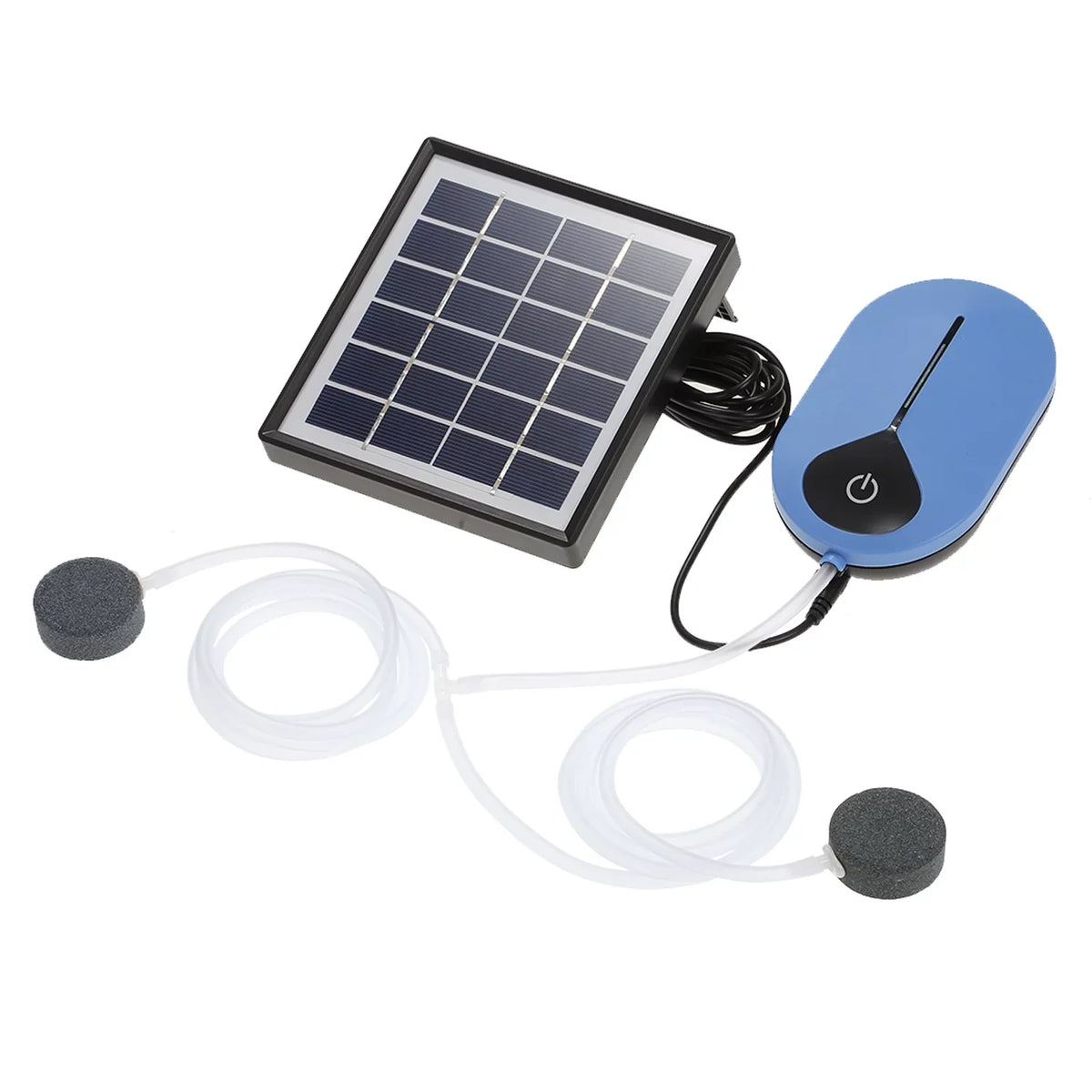 Fish Aerator Aerator Fish Pump Pond Tank Tank Dadypet boa Mini Pipe Stone Bubble Aerator Airpump Washboa Air Pond 1.5W Aerator Pump Aerator Fountain,Air Solar Air Pump Solar Air Round Pond IUPPA