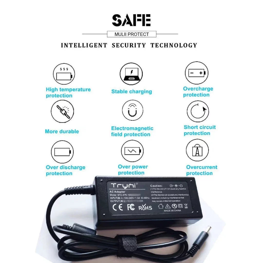 New for HP 4440s 4436s 6710s 4445s Charger 8510w 6710b 6535b 609947-001 Supply 5320m 6440b Notebook AC 6531s ProBook Laptop 4441s 6565b 6570b Adapter 5310m Cord 4730s Power 4740s