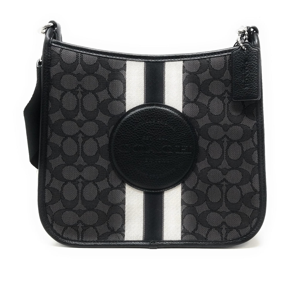 Coach Crossbody Black Bag File Patch Dempsey