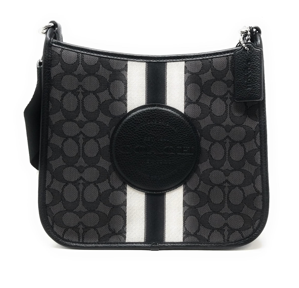 Coach Crossbody Black Bag File Patch Dempsey