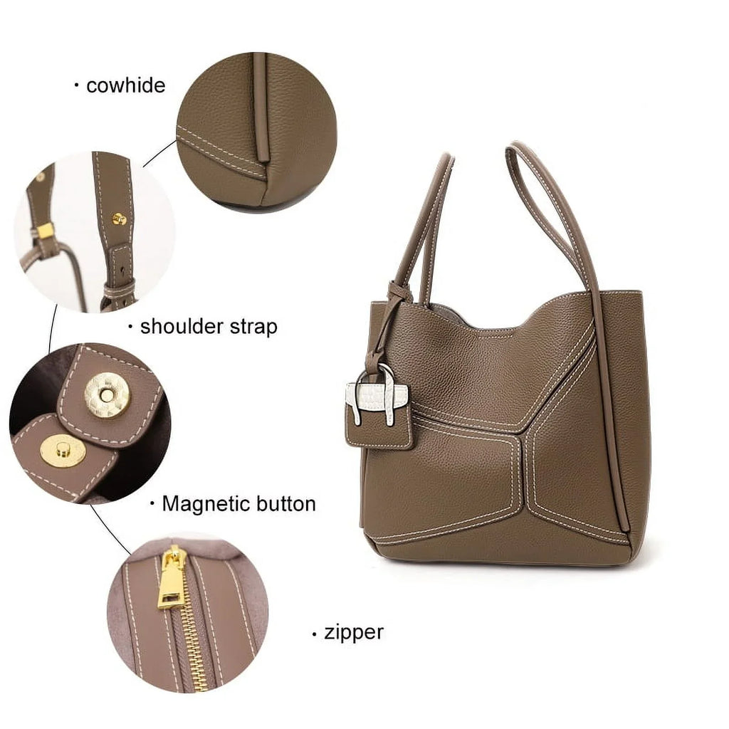 bag commuter 2024 Tote Fashion Aidrani women's leather Ladies bag new retro