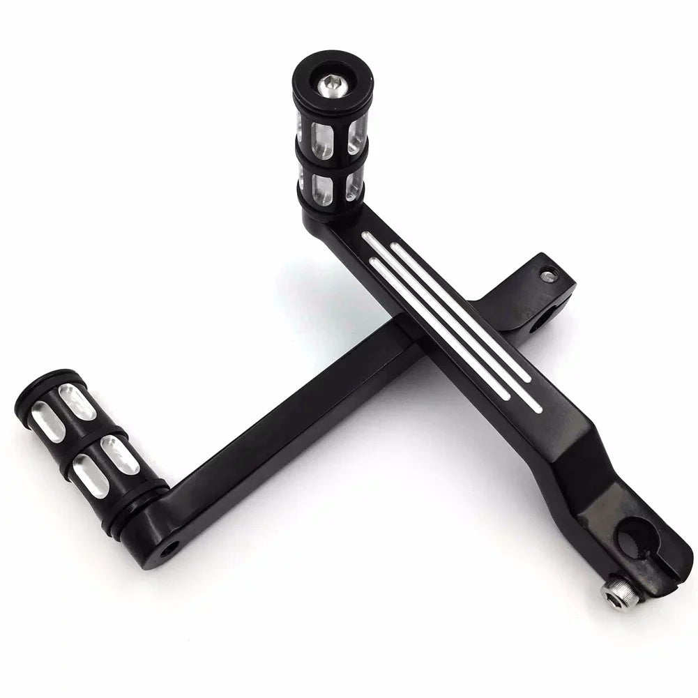 Toe Electra 009C- Pegs w/ HTT- Shifter Heel Aluminum Shift Black later Davidson 1988 and Glide For Harley Levers Style