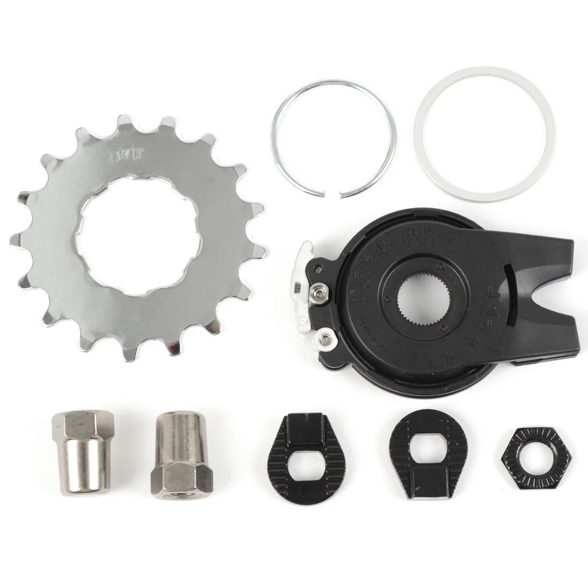 Hub New Brake Internal Gear N380 NuVinci Rim Silver Rear // Bicycle CVP C8 32h