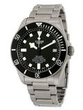 Black Tudor Pelagos Men's M25600TN-0001 Watch Chronometer Titanium Dial