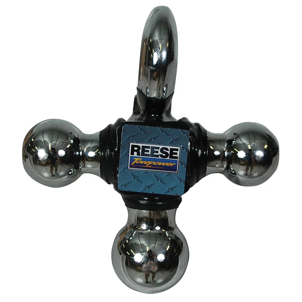 Trailer 7031400 Tow w/ Hook Ball Hitch Towpower Reese Duty Mount Heavy Tri-Ball