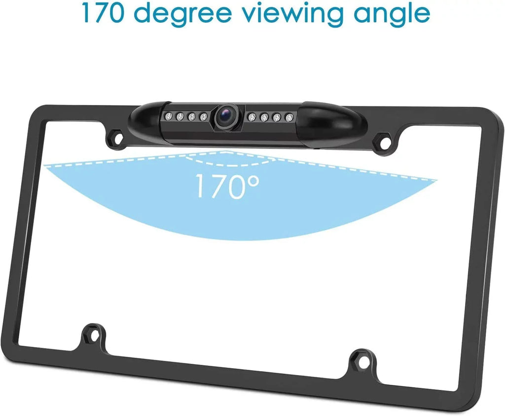 Absolute INE-W970HD Camera for Plate INEW970HD Backup Rearview Frame License Black ALPINE
