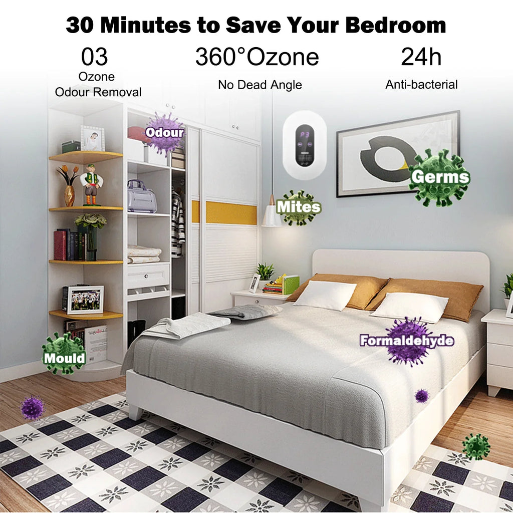 Quiet Ozone steriliser,- Cleaner Deodoriser BedroomQuiet - - Air Air GoolRC - Steriliser Sterilization Deodorizer Air Air - Deodoriser Ion Ion Mite Sterilizer Removal Removal Ion Air Sterilizer