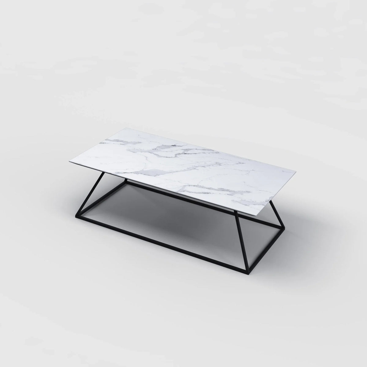 Carrara B-Modern Savvy White Table Coffee Modern