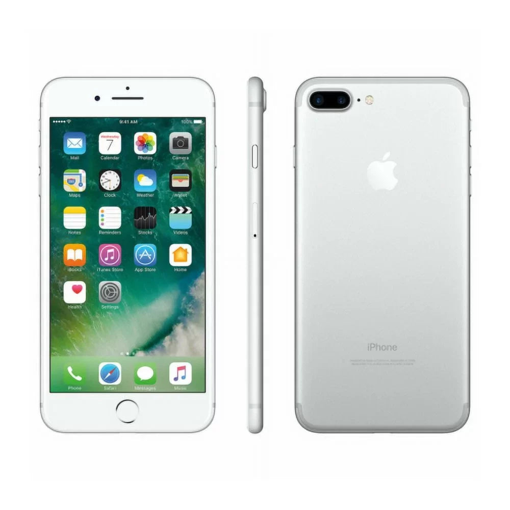 B) 7 A1661 Unlocked) (Grade iPhone Plus Silver Apple Refurbished 256GB (Fully