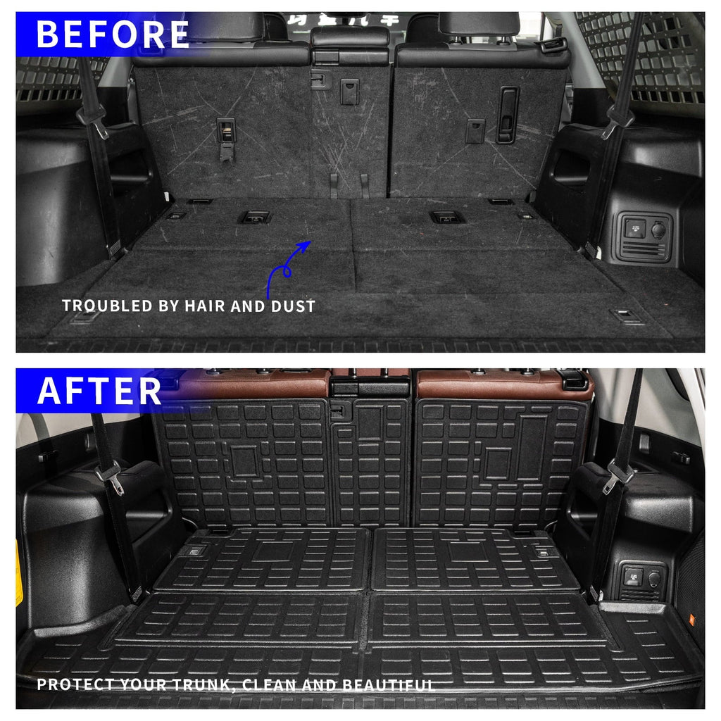 4Runner Trunk Mat Cargo 2013-2023 Liner Cargo Toyota Floor Seats 7 Mats Mat Accessories Fit