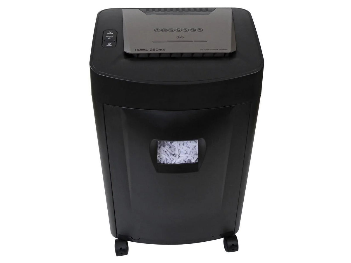 shredding Hour for - Time Cool Staples Paper, Shredder Time Run Credit 8 Cut Non-continuous - 1 - - Cross - Card, 260MX Royal 8.75" Minute Paper 40 Down Per 20 Pass Throat - CD, - DVD, Shredder -