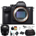 Lens, Sony 24-70mm Camera Essential Plus , Card ILCE7RM3/B III FE Card, Reader 64GB Sony Battery, Alpha Bag, Memory a7R Soft Additional Mirrorless With Accessories