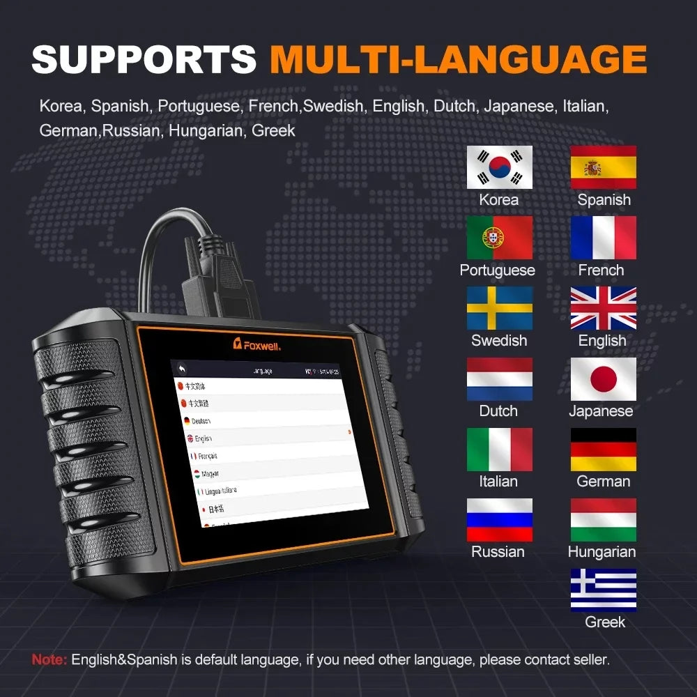 FOXWELL Tool Diagnostic All All Reset Scanner System Code Automotive Reader OBD2 Scan Bi-Directional
