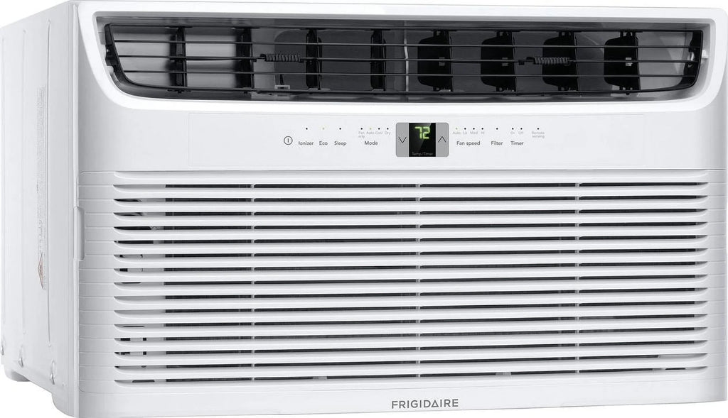 14000 Volts, sq. Remote, Wall Cooling ft. Conditioner FHTC142WA2 White 230/208 Frigidaire BTU, Air 700