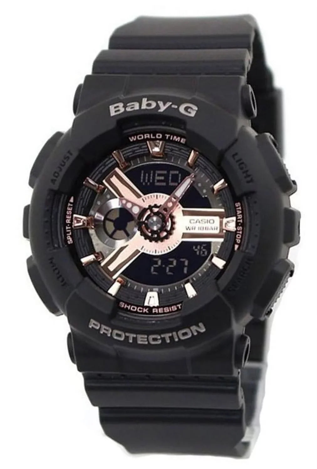 Watch 43.4mm Casio BA110RG-1A Women's Black Resin Baby-G