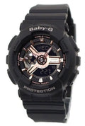 Watch 43.4mm Casio BA110RG-1A Women's Black Resin Baby-G