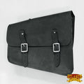 Flap Solo Rigid Left Western Saddle Bike Leather 52HS Bag Side Motorcycle