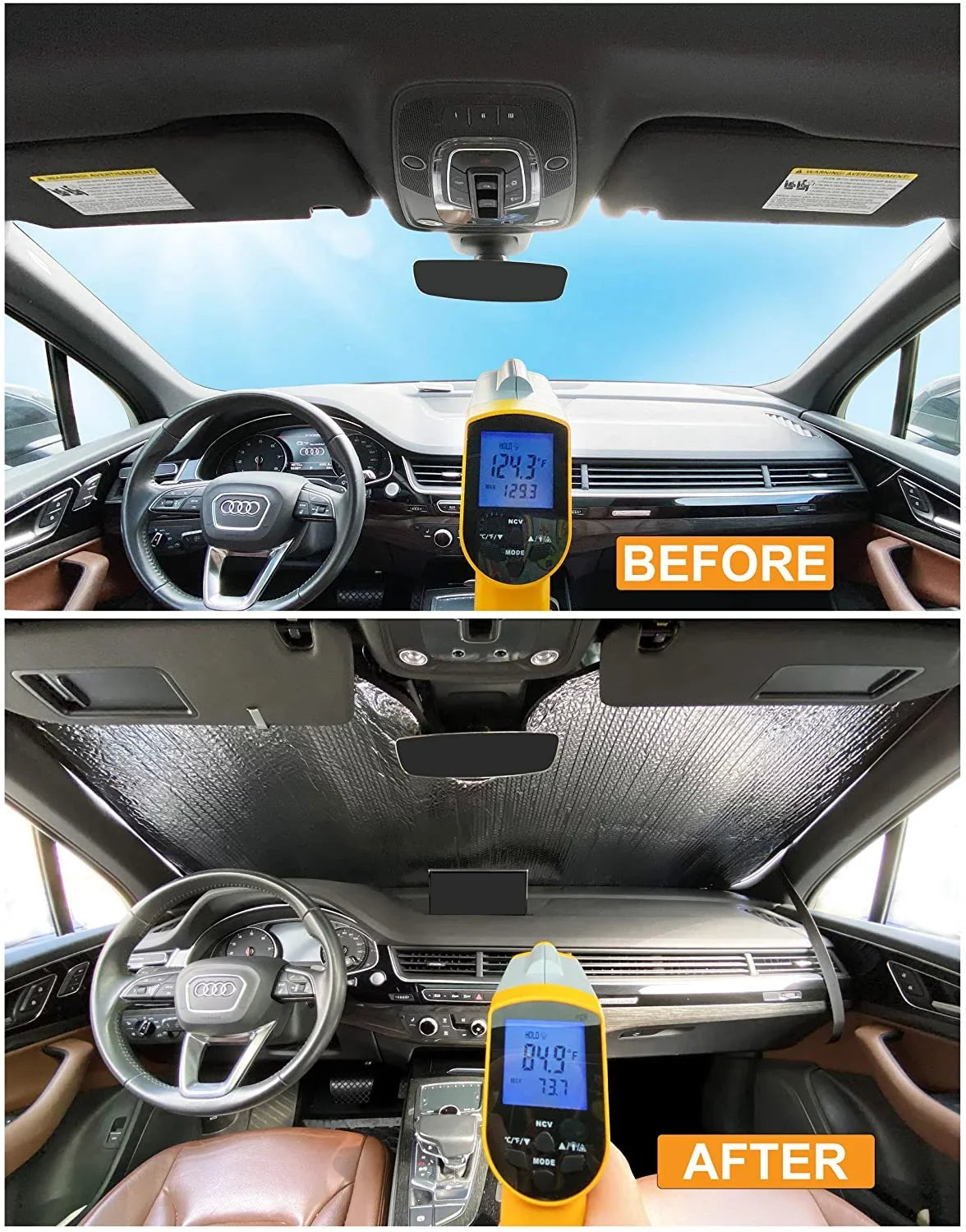 SUV Windshield for Front 2019-2024 X4 BMW Sunshade