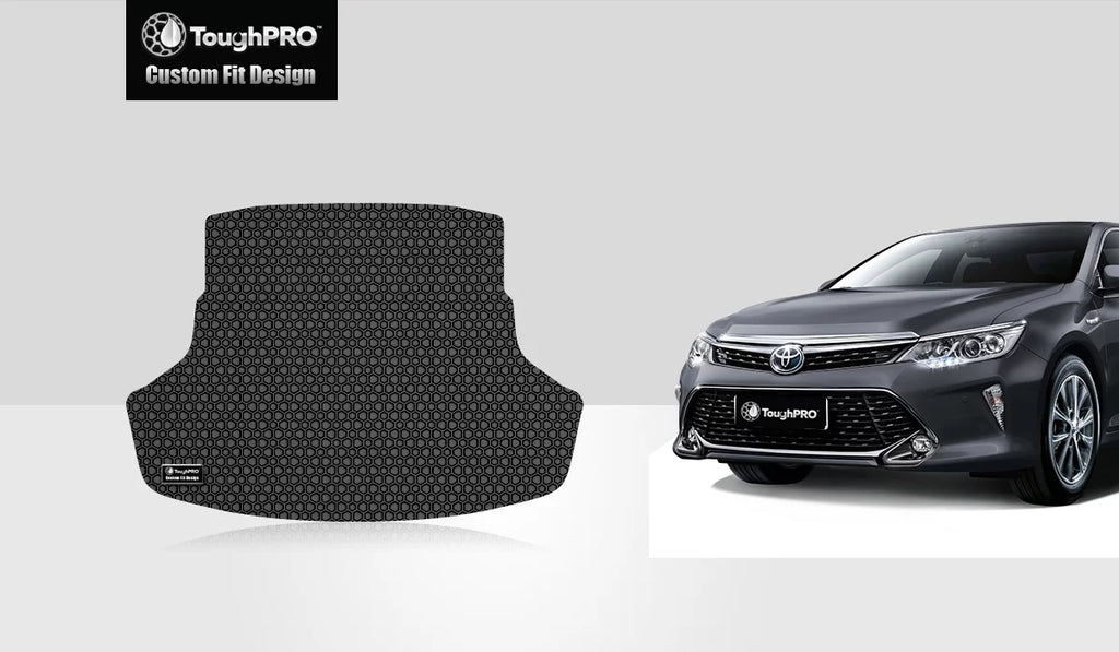 '- Toyota - Rubber Weather Hybrid Non-Plug-in - All for USA) Black Standard) in Compatible Mat 2019 (Not ToughPRO with - Trunk (Made - Duty Camry Heavy
