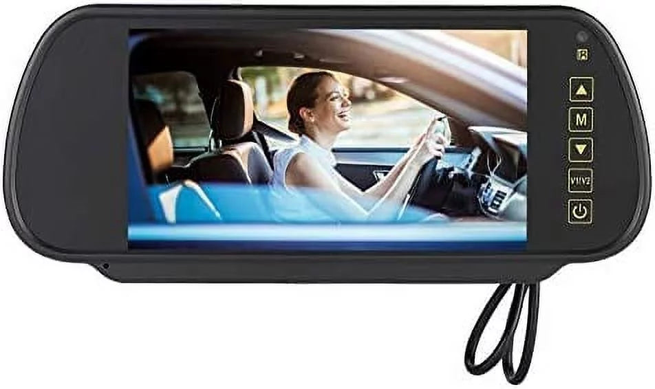 View Vehicle LCD 7 for Mirror Parking Car Bileeko Inch Rear Screen Monitor