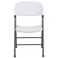 Furniture Series Flash HERCULES White Charcoal with Capacity Plastic Frame Chair lb. Granite 330 Folding