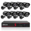 Definition Set Full Video 8 and Office System Phone High for P2P Remote Recording Recorder Monitoring Camera Home KKmoon DVR