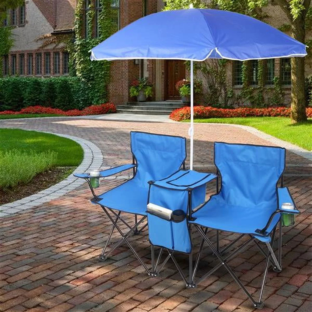Double High Patio Beach Carrying Outdoor Portable Blue Camping Beverage Strength Table Mini Holder Chair, SYTHERS Chair, Outdoor with for Beach Bag, Camping Chair Park Folding Pool