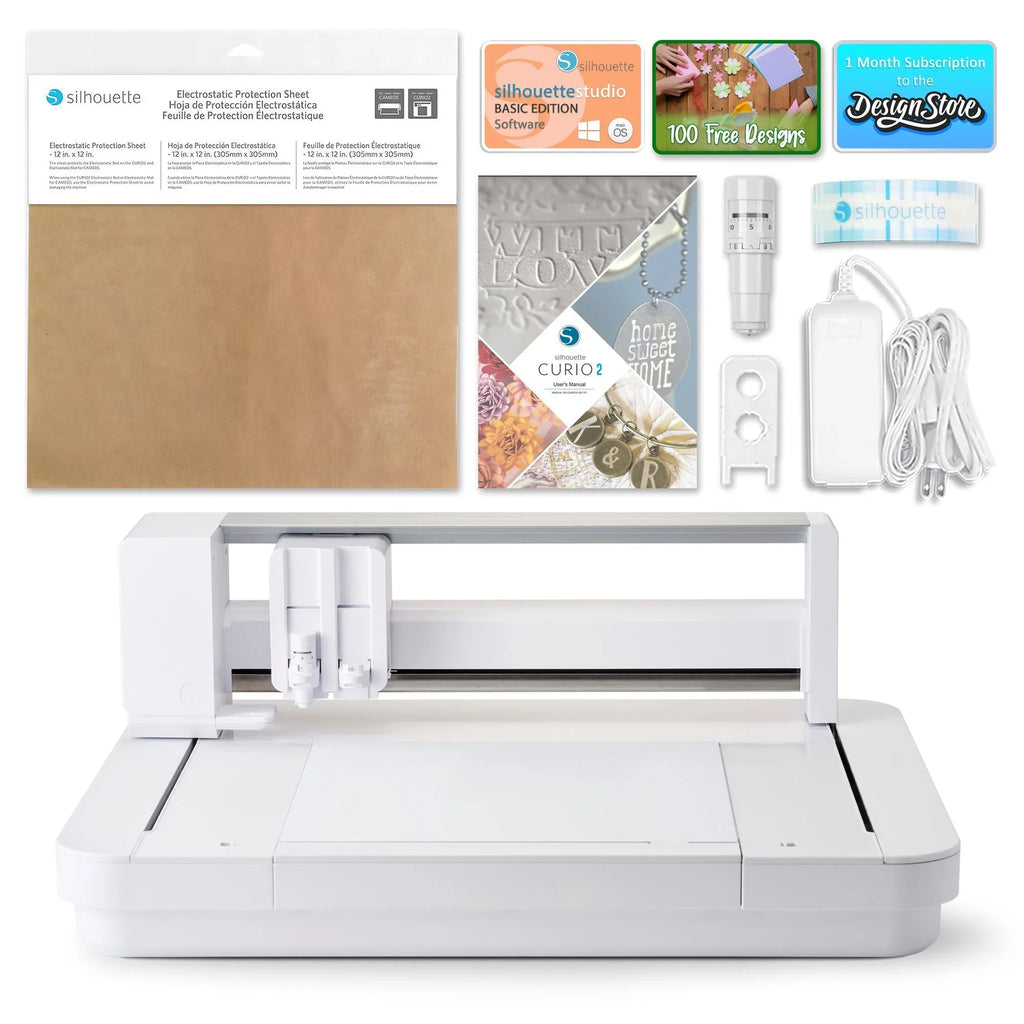 38 Advanced Blade Pack, Silhouette 2 Curio Siser HTV w/ Sheets, Oracal