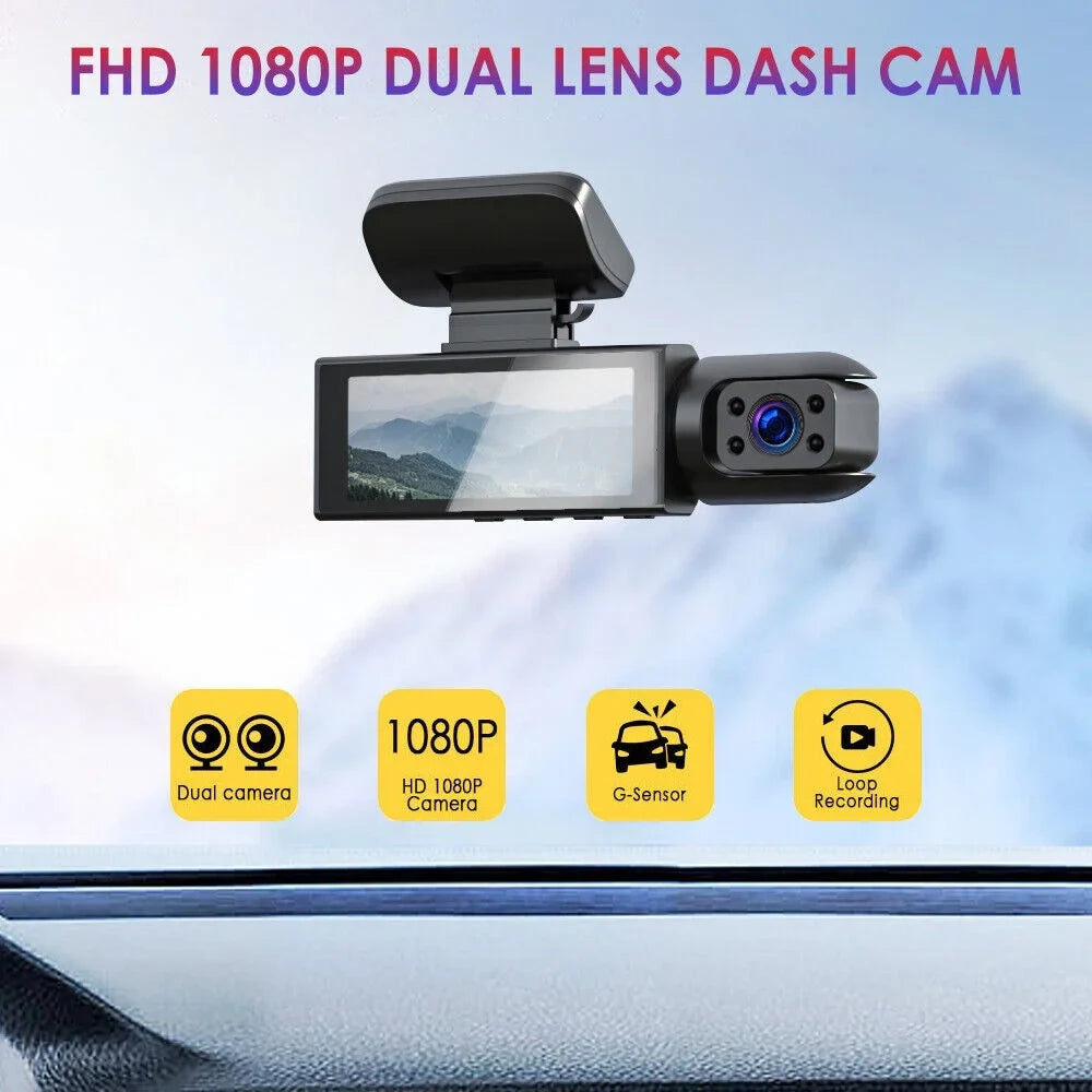 Dash with - Your Front Safety and Recording G·PEH Dual Ensure Lens Cam Inside Road