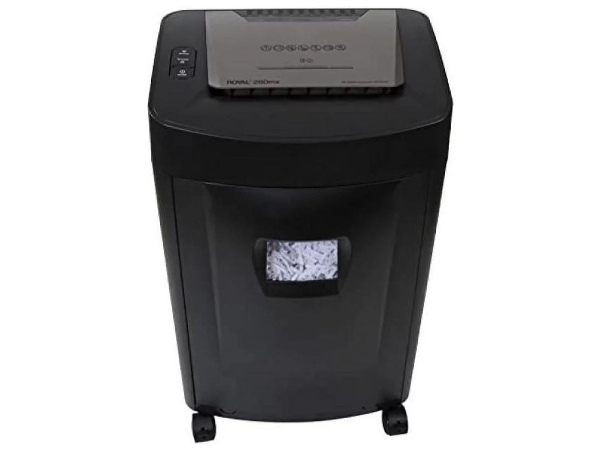 shredding Hour for - Time Cool Staples Paper, Shredder Time Run Credit 8 Cut Non-continuous - 1 - - Cross - Card, 260MX Royal 8.75" Minute Paper 40 Down Per 20 Pass Throat - CD, - DVD, Shredder -