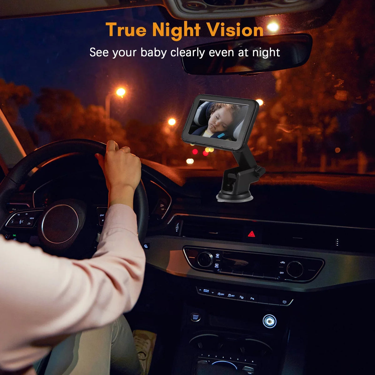 Vision Mirror View Monitor Baby Seat Seat Mirror Baby Display Display 5 Car Baby Inch Car Seat Car Seat View Rear Invigilator,Camera Car Camera Wide 5 Wide Dazzduo 150° Monitor 150° Baby 5 Inch