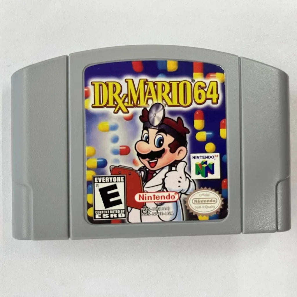 '- Game Card Video Nintendo Mario Cassette Console U.S.A. 64 N64 for Dr. version