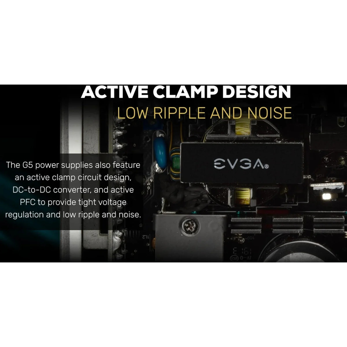 Size, Fully EVGA Includes Tester, Self Fan, 220-G5-0650-X1 Compact 650W, SuperNOVA Mode 150mm ON Power Year Modular, 10 650 Gold Eco FDB 80 with Power Plus G5, Supply Warranty,
